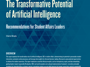 The Promise of AI in Student Affairs