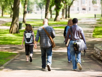 Students Walking