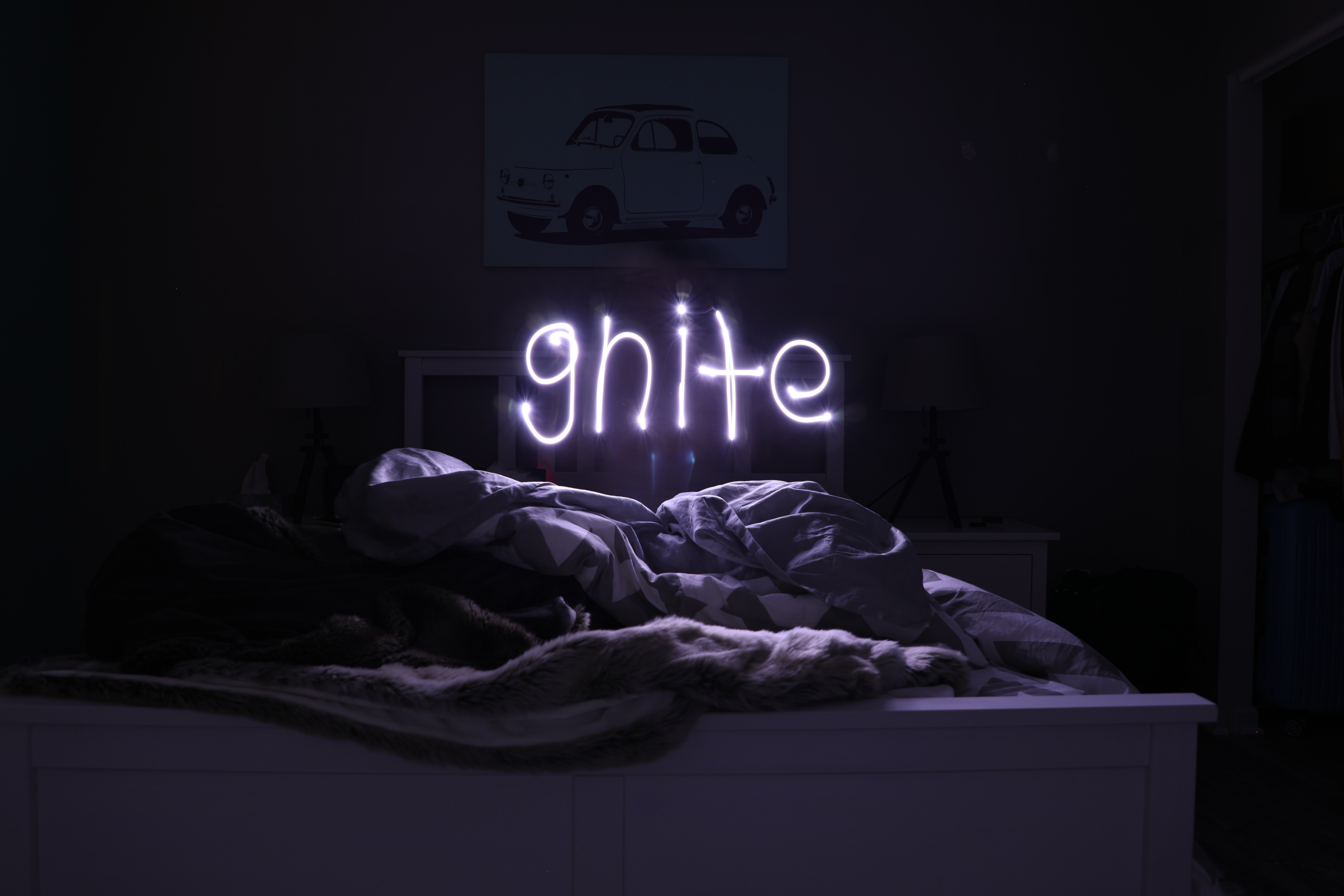 Neon sign that reads 