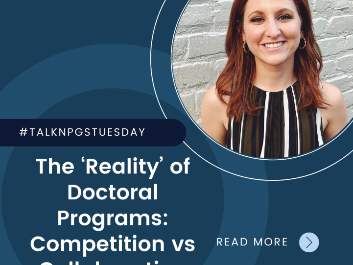 The ‘Reality’ of Doctoral Programs: Competition vs Collaboration